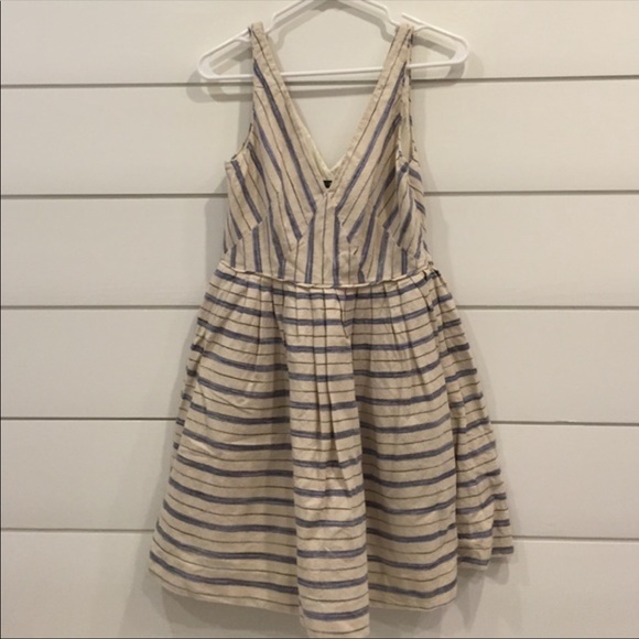 Jcrew Factory indigo stripe dress - Picture 3 of 3